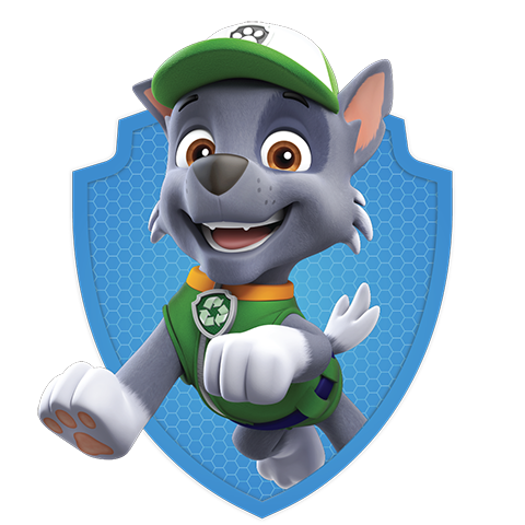 Paw Patrol Characters - Rocky - Badge