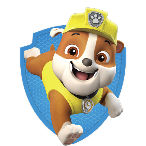 Paw Patrol Characters - Rubble - Badge