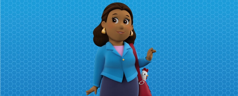 Paw Patrol Characters - Biography Mayor Goodway - Mobile image