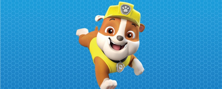 Paw Patrol Characters - Biography Rubble - Mobile image